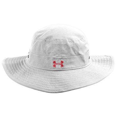 Men's Under Armour White Utah Utes Performance Boonie Bucket Hat