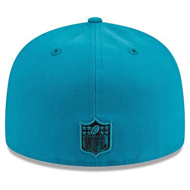 Men's New Era Teal Jacksonville Jaguars Main Patch 59FIFTY Fitted Hat