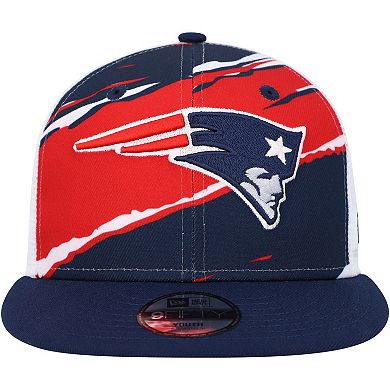 Youth New Era Navy New England Patriots Tear 9FIFTY Snapback Hat