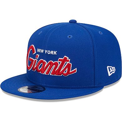 Men's New Era Royal New York Giants Main Script 9FIFTY Snapback Hat