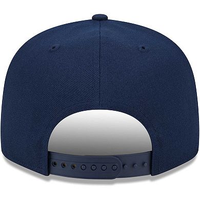 Men's New Era Navy New England Patriots Main Script 9FIFTY Snapback Hat