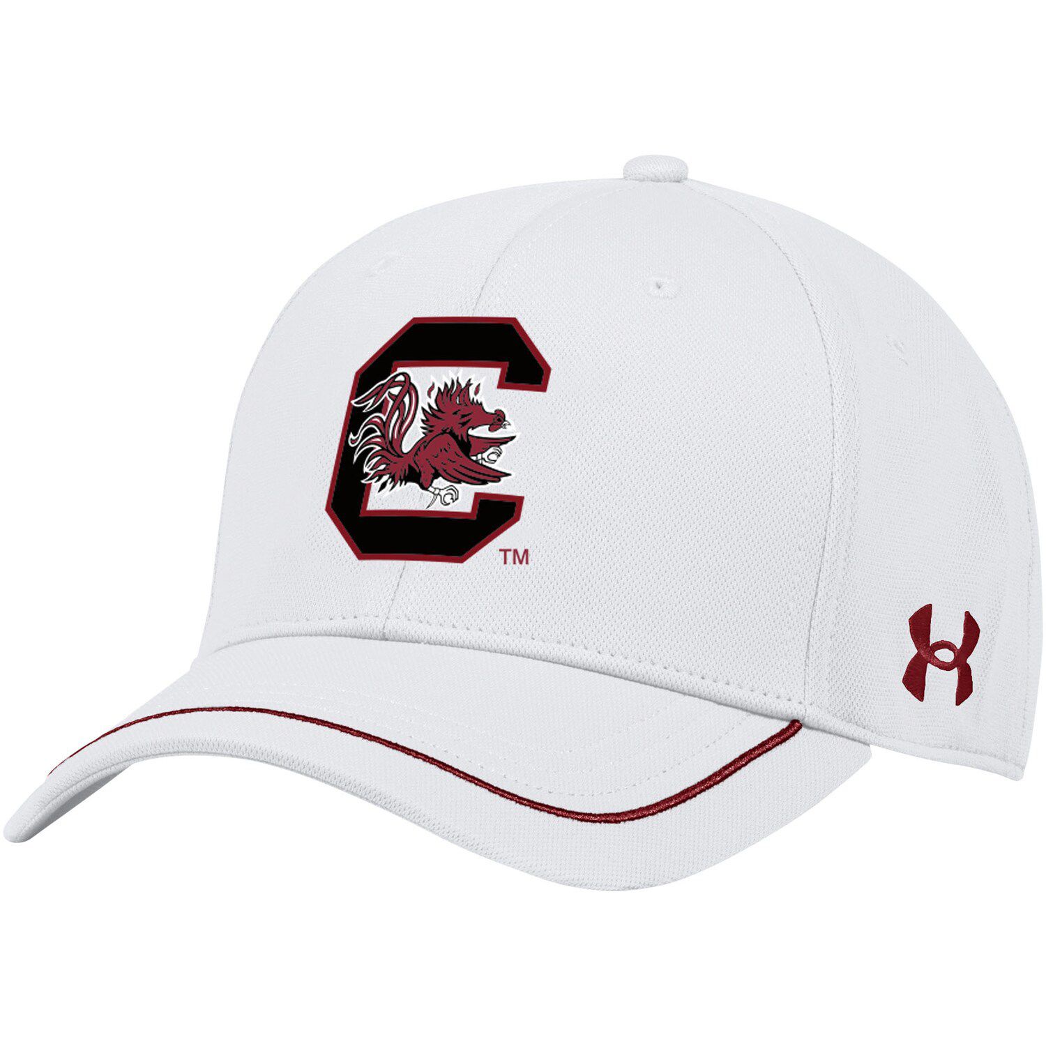 Men's Under Armour White South Carolina Gamecocks Blitzing Accent Iso ...