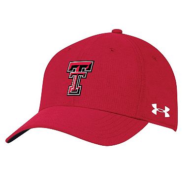 Men's Under Armour Red Texas Tech Red Raiders Airvent Performance Adjustable Hat
