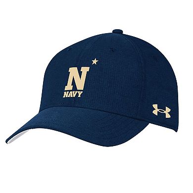 Men's Under Armour Navy Navy Midshipmen Airvent Performance Flex Hat