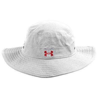 Men's Under Armour White Texas Tech Red Raiders Performance Boonie Bucket Hat
