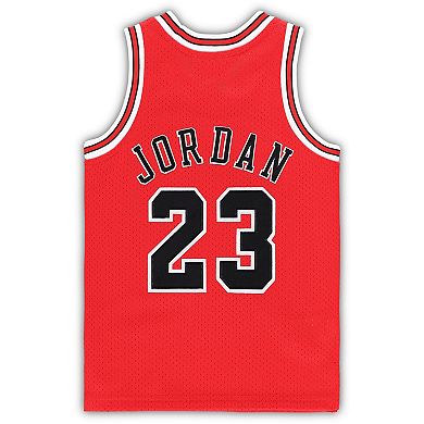 Toddler Mitchell & Ness Michael Jordan Red Chicago Bulls 1997/98 Hardwood Classics Authentic Jersey