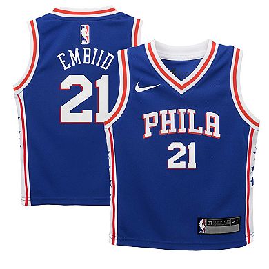Toddler Nike Joel Embiid Royal Philadelphia 76ers Swingman Player Jersey - Icon Edition