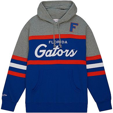 Men's Mitchell & Ness Royal Florida Gators Head Coach Pullover Hoodie