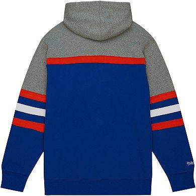 Men's Mitchell & Ness Royal Florida Gators Head Coach Pullover Hoodie