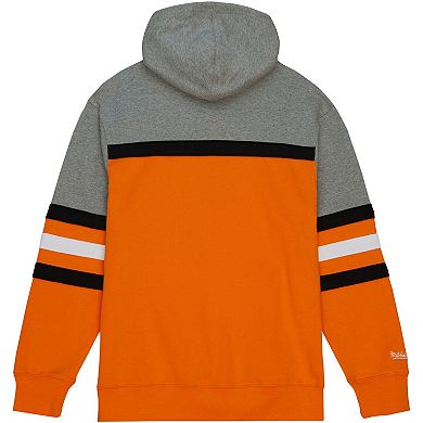 Men's Mitchell & Ness Orange Tennessee Volunteers Head Coach Pullover Hoodie