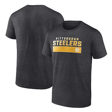 Men's Fanatics Branded  Charcoal Pittsburgh Steelers T-Shirt