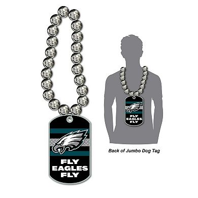 MOJO Philadelphia Eagles Jumbo Dog Tag Necklace
