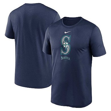 Men's Nike  Navy Seattle Mariners Team Arched Lockup Legend Performance T-Shirt