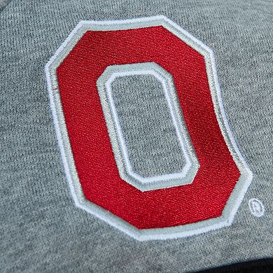Men's Mitchell & Ness Red Ohio State Buckeyes Head Coach Pullover Hoodie