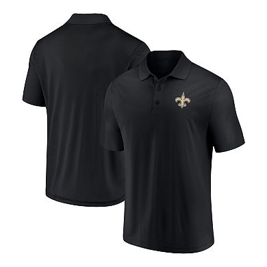 Men's Fanatics Branded Black New Orleans Saints Component Polo