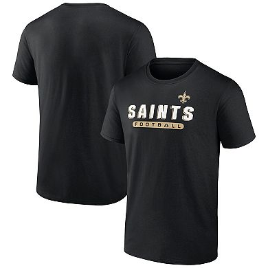 Men's Fanatics Branded Black New Orleans Saints T-Shirt