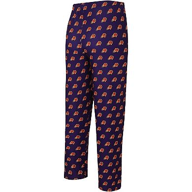 Men's Concepts Sport Purple Phoenix Suns Allover Logo Print Gauge Sleep Pants