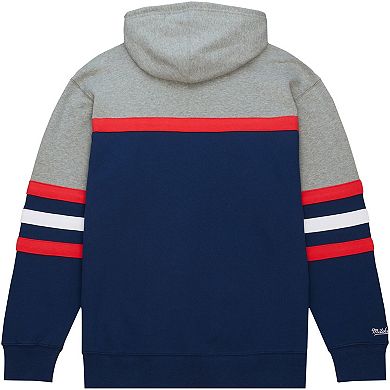 Men's Mitchell & Ness Navy Ole Miss Rebels Head Coach Pullover Hoodie