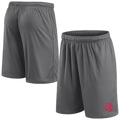 Men's Fanatics Branded Gray Toronto Raptors Shorts