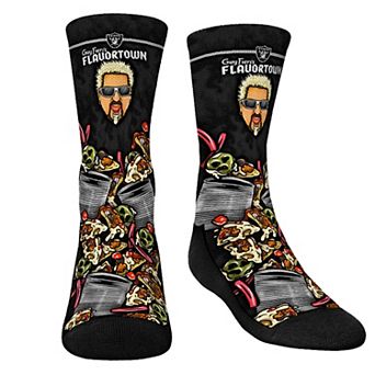 Youth Rock Em Socks Las Vegas Raiders NFL x Guy Fieri’s Flavortown Crew Socks