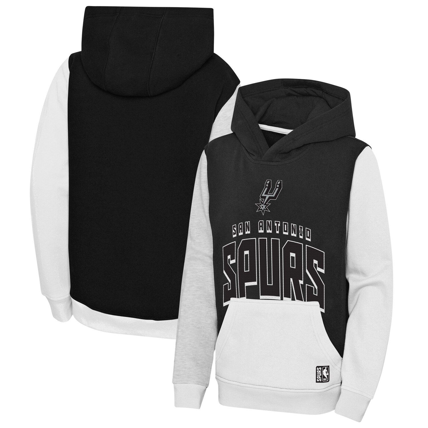 Mitchell & Ness Tim Duncan Heathered Gray San Antonio Spurs Big & Tall Name & Number Pullover Hoodie