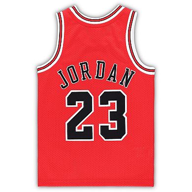 Preschool Mitchell & Ness Michael Jordan Red Chicago Bulls 1997/98 Hardwood Classics Authentic Jersey