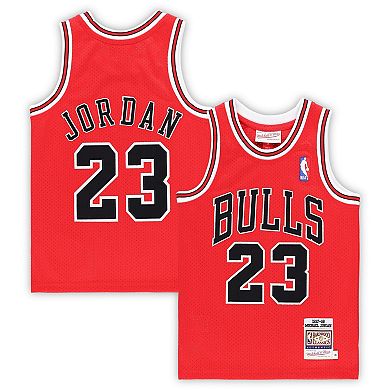 Preschool Mitchell & Ness Michael Jordan Red Chicago Bulls 1997/98 Hardwood Classics Authentic Jersey