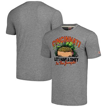 Unisex Homage Gray Cincinnati Bengals NFL x Guy Fieri�۪s Flavortown Tri-Blend T-Shirt