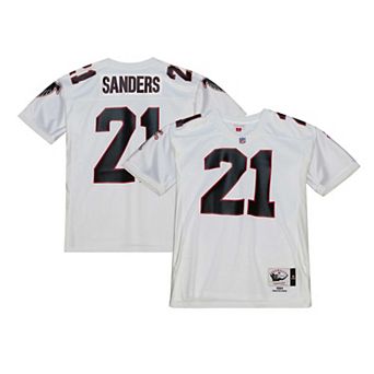 Men's Mitchell & Ness Deion Sanders White Atlanta Falcons 1991 Authentic Jersey
