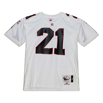 Men's Mitchell & Ness Deion Sanders White Atlanta Falcons 1991 Authentic Jersey