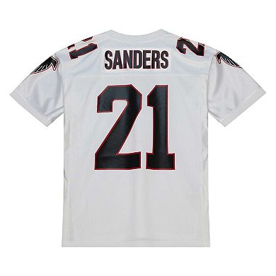 Men's Mitchell & Ness Deion Sanders White Atlanta Falcons 1991 Authentic Jersey