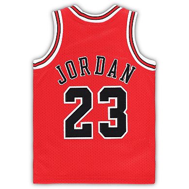 Infant Mitchell & Ness Michael Jordan Red Chicago Bulls 1985/86 Hardwood Classics Authentic Jersey