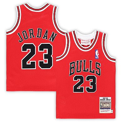 Infant Mitchell & Ness Michael Jordan Red Chicago Bulls 1985/86 Hardwood Classics Authentic Jersey