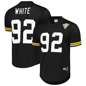 Men's Mitchell & Ness Reggie White Black Green Bay Packers
