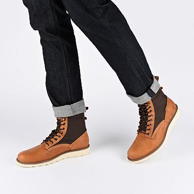 Territory Elevate Men's Tru Comfort Foam Lace-up Leather Ankle Boots