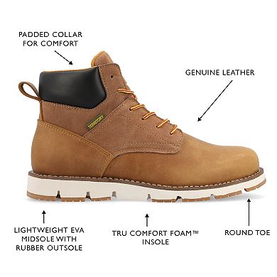 Territory Range Men's Tru Comfort Foam Leather Ankle Boots