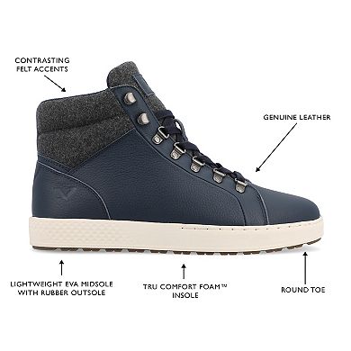 Men's Territory Ruckus Tru Comfort Foam Water Resistant High-Top Sneakers