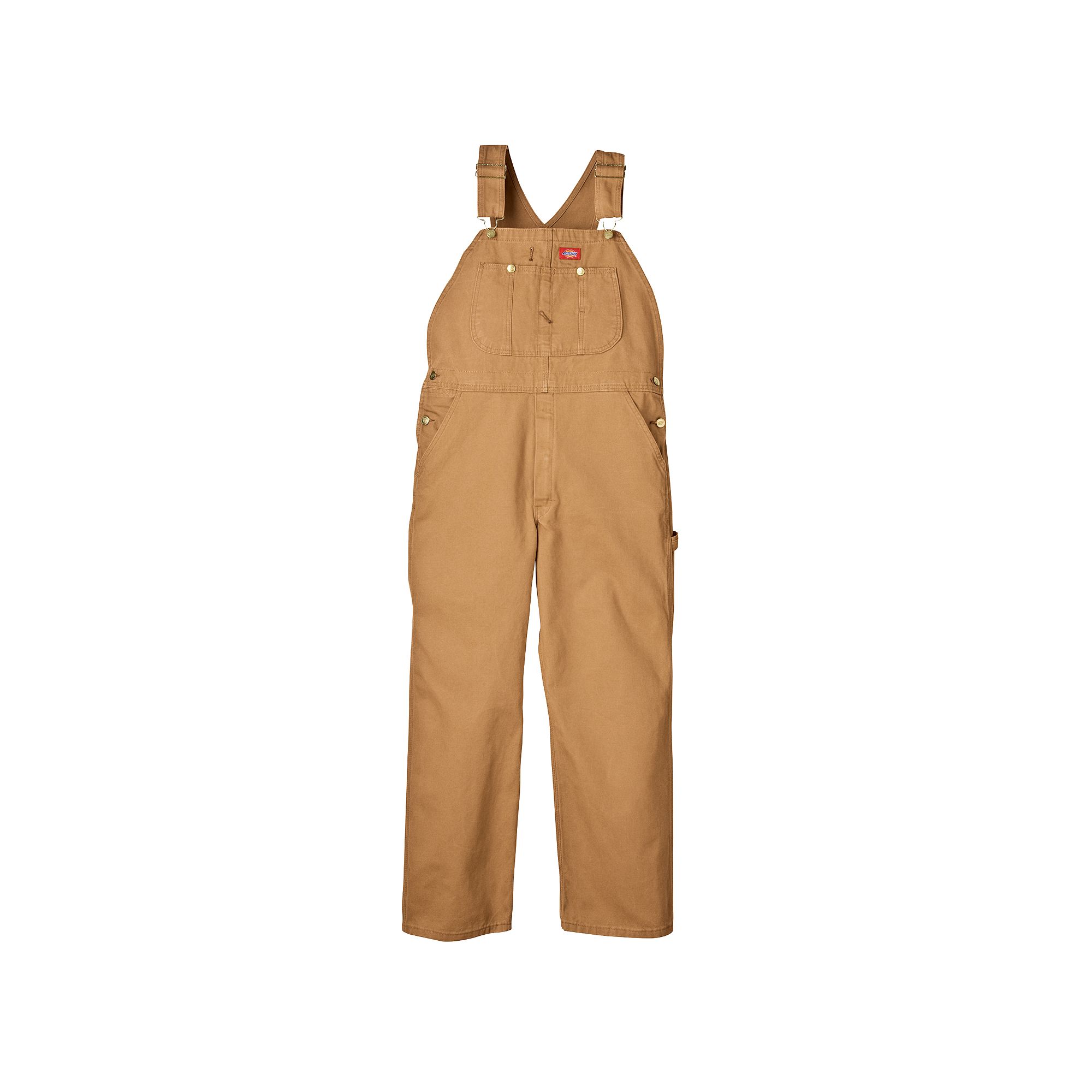 Mens Dickies Bib Overall, Size: 30X30, Brown Duck