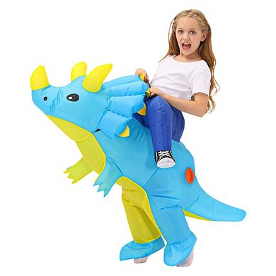 Kids Unicorn Dinosaur Inflatable Costumes Halloween Costume Animal Fancy Purim Birthday Gift for Boys Girls
