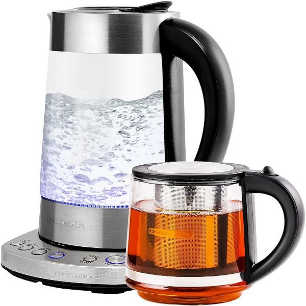 Ovente1.7 Liter Electric Glass Kettle Prontofill Technology with