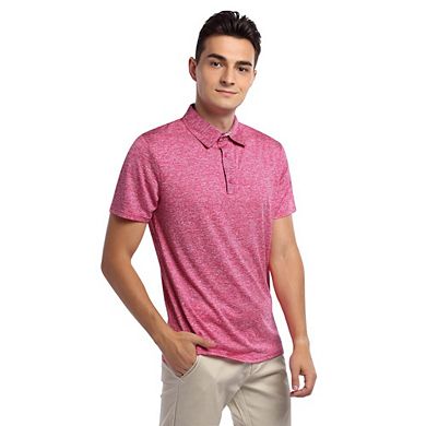 Men's Golf Polo Shirt Short Sleeve Casual Collared T-Shirt Sports Athletic Tee