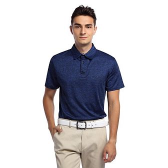 Men's Golf Polo Shirt Short Sleeve Casual Collared T-Shirt Sports Athletic Tee