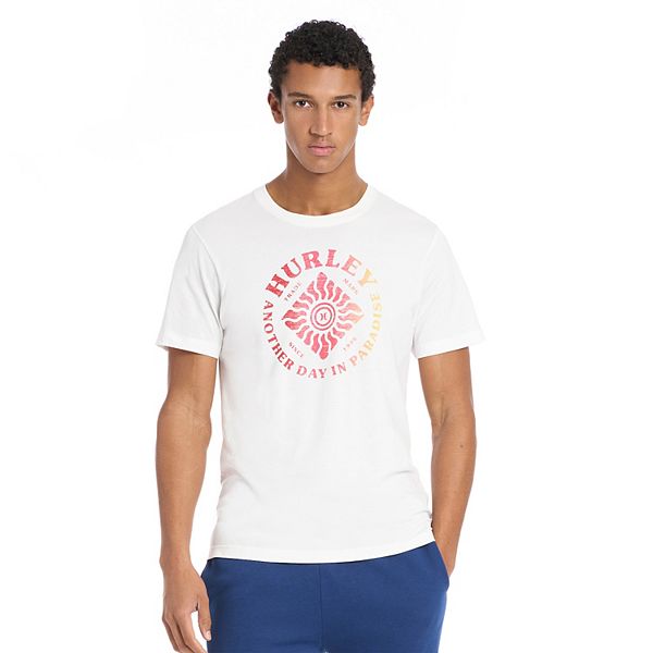 Terry Hurley Tee in Cream/Navy
