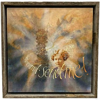 Rustic Farmhouse Canvas Series Floating Wood Frame