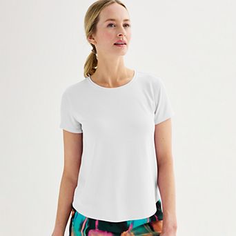 Women's Tek Gear® Mesh Short Sleeve Crewneck Top