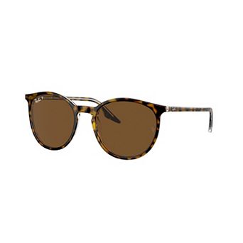 Ray-Ban 0RB2204 54mm Round Polarized Sunglasses