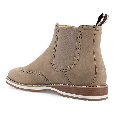 VANCE Thorpe Men's Tru Comfort Foam Wingtip Slip-on Chelsea Boots
