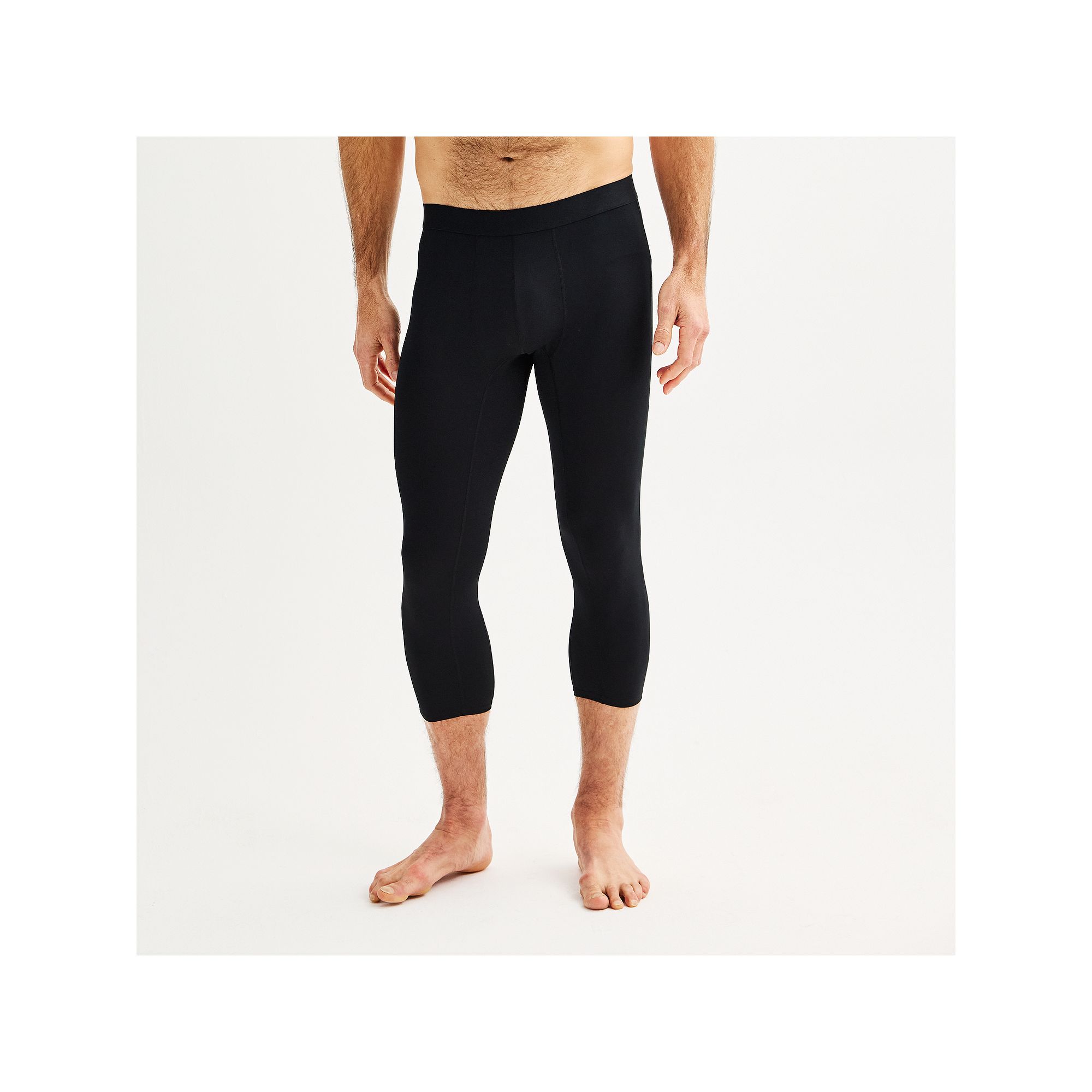 Mens Tek Gear® Base Layer Tights, Size: Small, Mineral Black