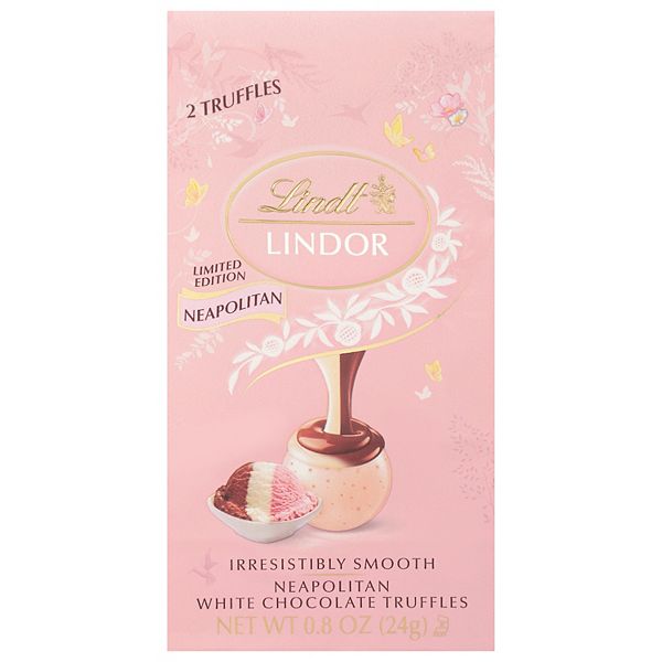 Lindt Lindor Easter Neapolitan White Chocolate Truffles Mini Bag 2874