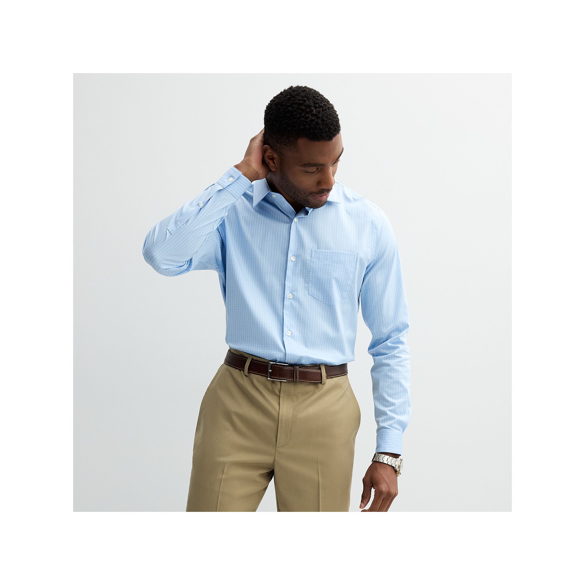 Mens Apt. 9® Regular-Fit Wrinkle Free Dress Shirt, Size: 2XL-34/35, Small
